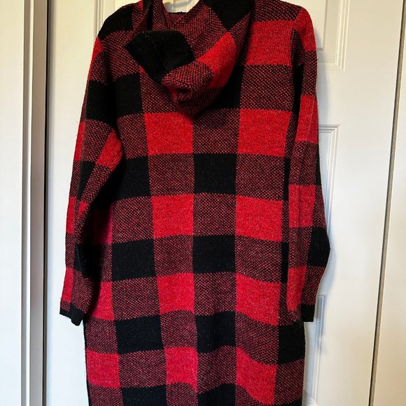 FDJ French Dressing Jeans Red/Black Coat with hood - Picture 5 of 5